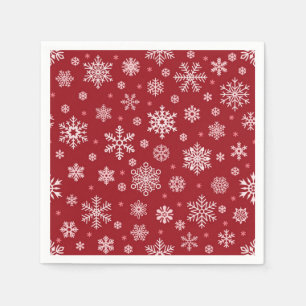 Snowflake pattern napkin