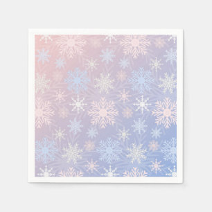 Snowflake pattern napkin