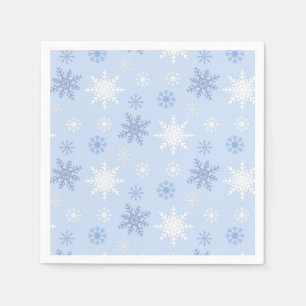 Snowflake pattern napkin