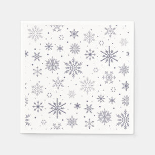 Snowflake pattern napkin