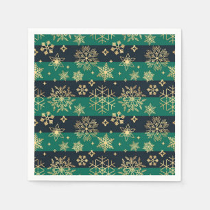 Snowflake pattern napkin