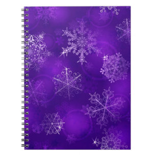 Snowflake pattern notebook
