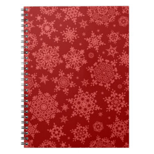 Snowflake pattern notebook