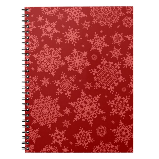 Snowflake pattern	 notebook (Front)