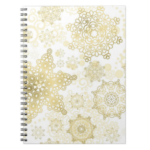 Snowflake pattern notebook