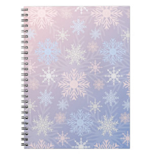 Snowflake pattern	 notebook