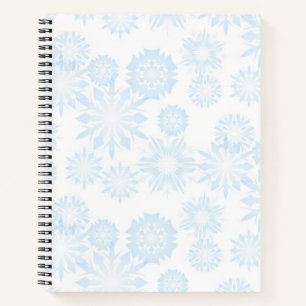 Snowflake pattern	 notebook