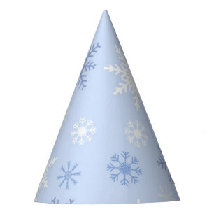 Snowflake pattern party hat