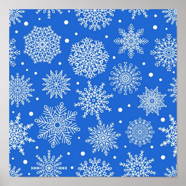 Snowflake pattern	 poster (Front)