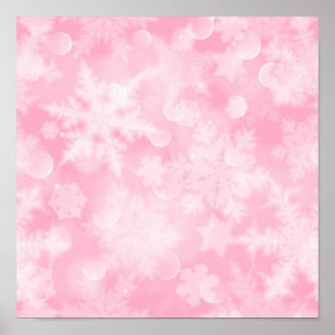 Snowflake pattern	 poster