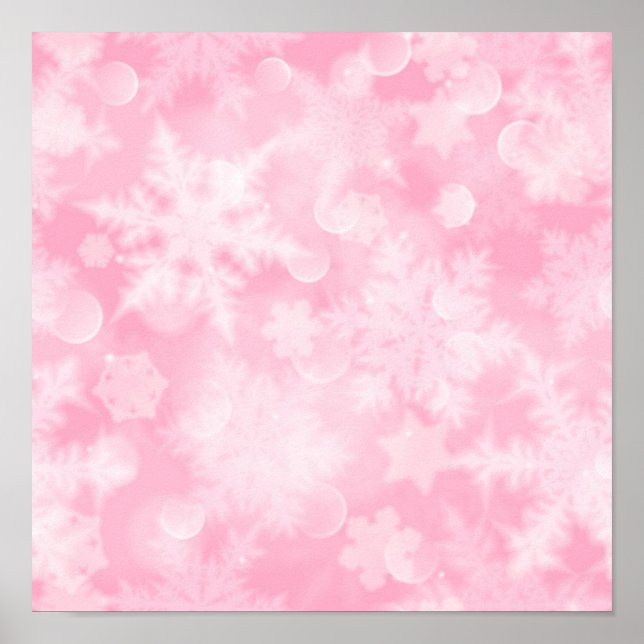 Snowflake pattern	 poster (Front)