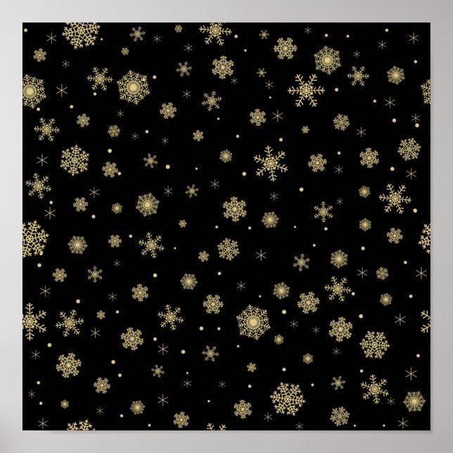 Snowflake pattern	 poster (Front)