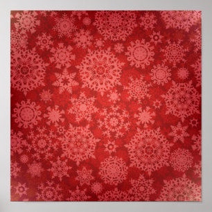 Snowflake pattern	 poster