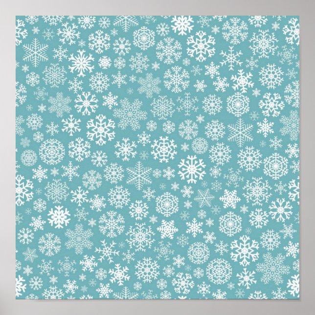 Snowflake pattern	 poster (Front)
