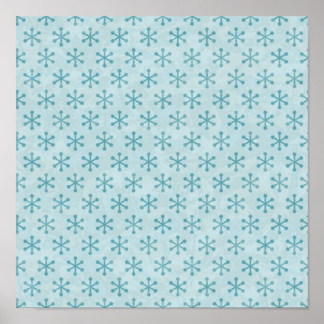 Snowflake pattern	 poster (Front)