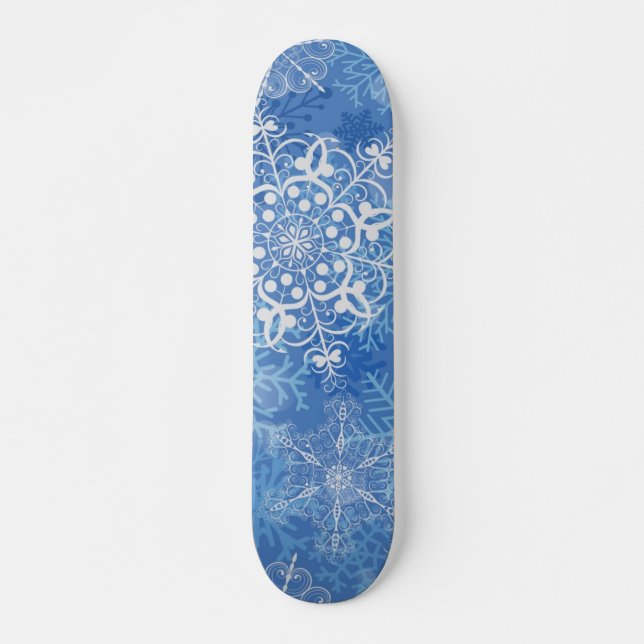 Snowflake pattern	 skateboard (Front)