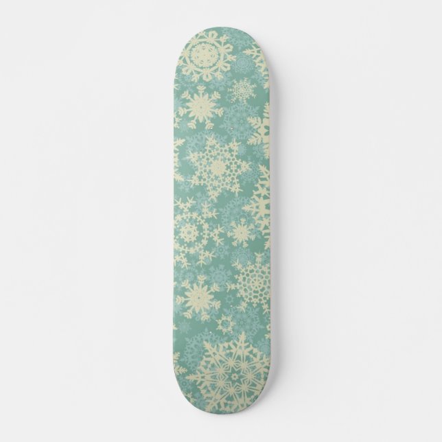 Snowflake pattern	 skateboard (Front)