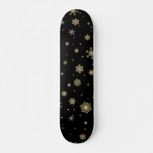 Snowflake pattern skateboard
