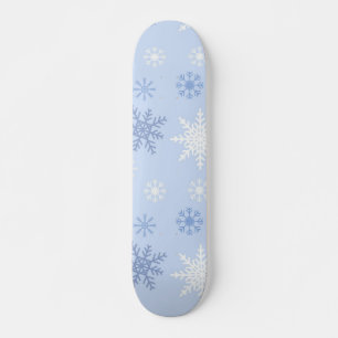 Snowflake pattern skateboard
