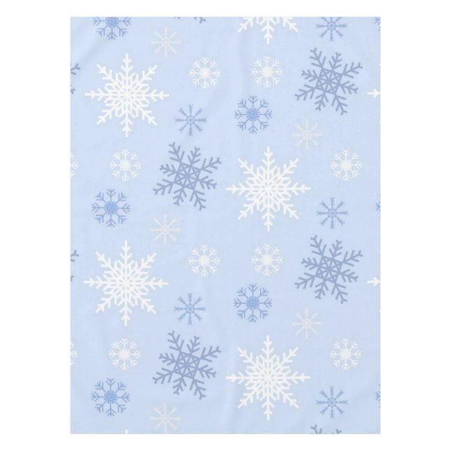 Snowflake pattern	 tablecloth (Front)