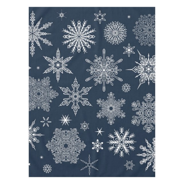 Snowflake pattern	 tablecloth (Front)
