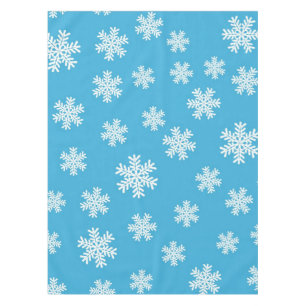 Snowflake pattern tablecloth