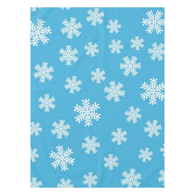 Snowflake pattern	 tablecloth (Front)