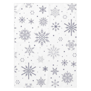 Snowflake pattern	 tablecloth