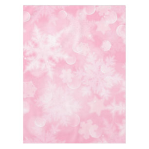 Snowflake pattern tablecloth