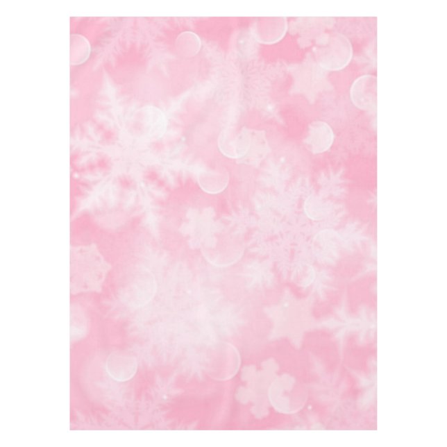 Snowflake pattern	 tablecloth (Front)