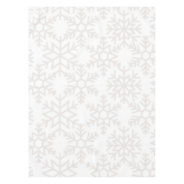 Snowflake pattern	 tablecloth (Front)