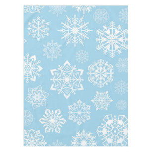 Snowflake pattern tablecloth