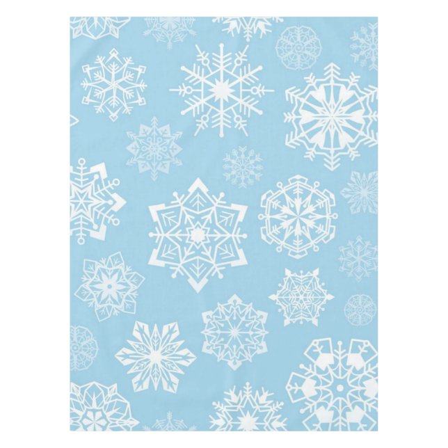 Snowflake pattern	 tablecloth (Front)