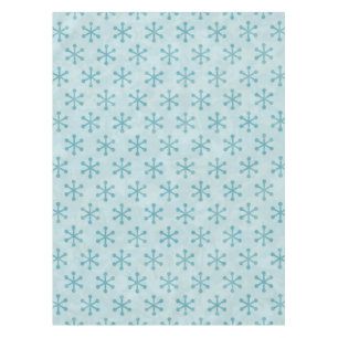 Snowflake pattern tablecloth