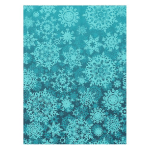 Snowflake pattern tablecloth