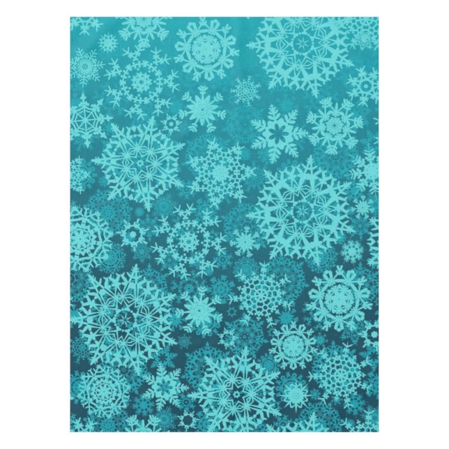 Snowflake pattern	 tablecloth (Front)