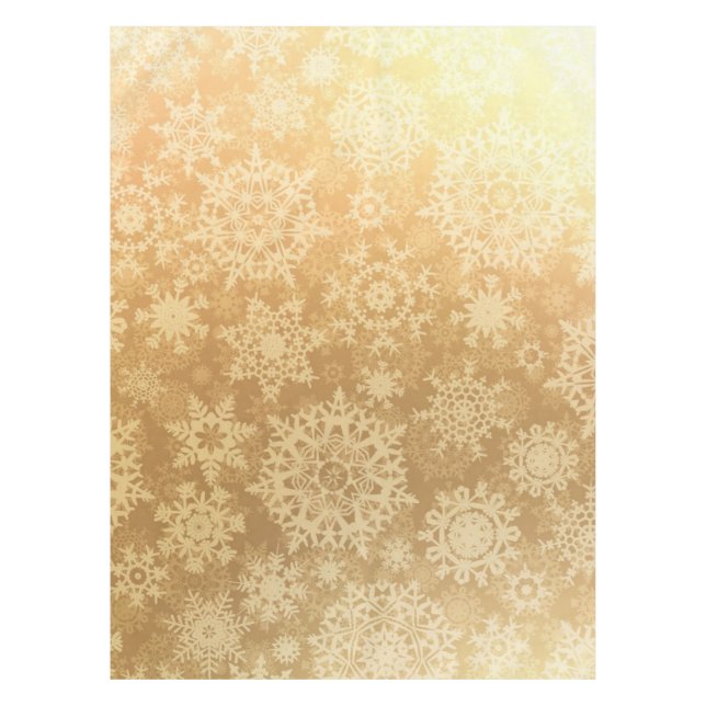 Snowflake pattern	 tablecloth (Front)