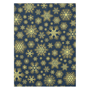 Snowflake pattern tablecloth