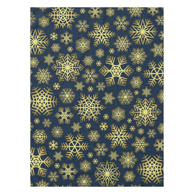 Snowflake pattern	 tablecloth (Front)