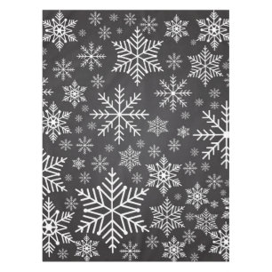 Snowflake pattern tablecloth