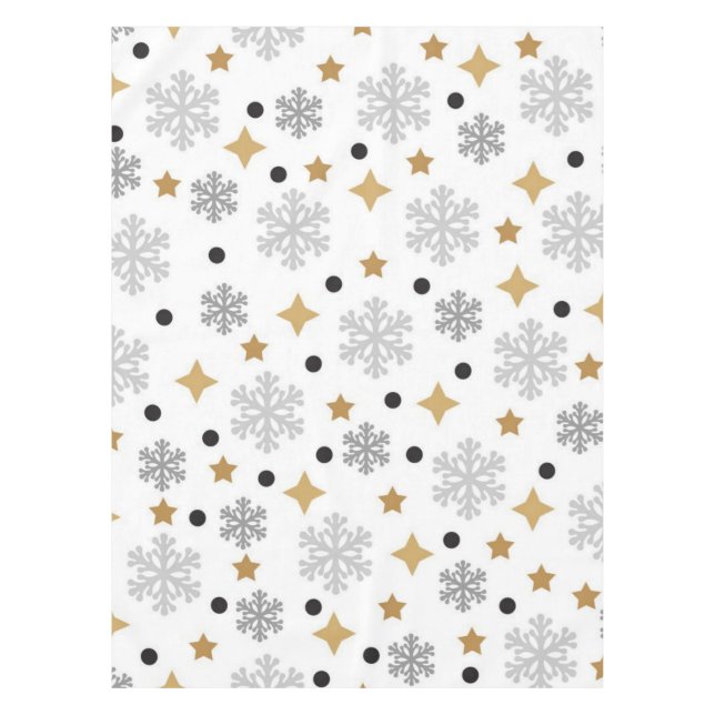 Snowflake pattern	 tablecloth (Front)