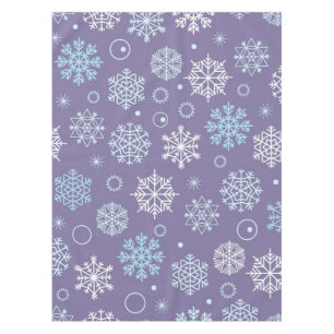 Snowflake pattern tablecloth