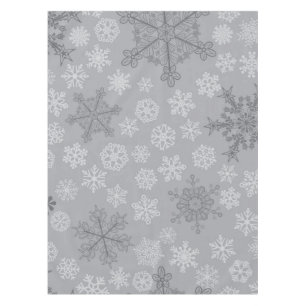 Snowflake pattern tablecloth