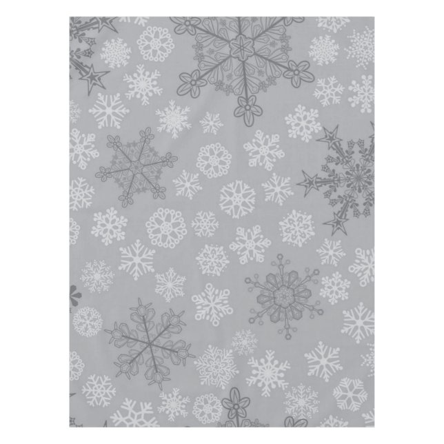 Snowflake pattern	 tablecloth (Front)