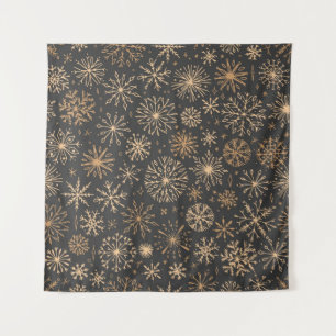 Snowflake pattern tapestry