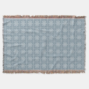Snowflake Pattern throw blanket