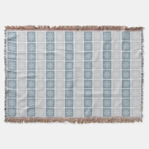 Snowflake Pattern throw blanket