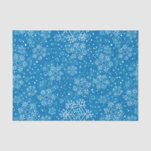 Snowflake pattern tissue paper