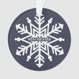 Snowflake Personalised With Your Name Ornament
