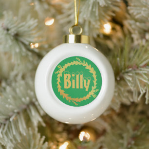Snowflake Personalised With Your Name Ornament